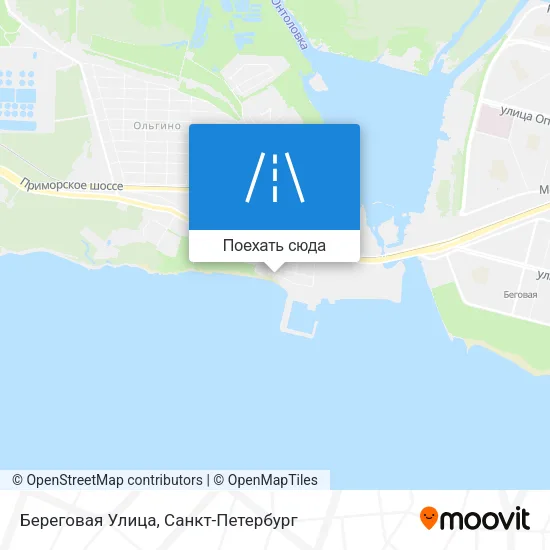 Карта Береговая Улица