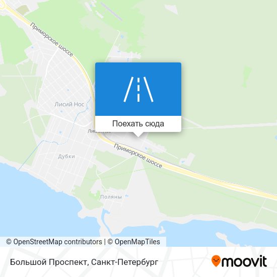 Карта Большой Проспект