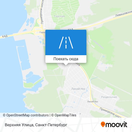 Карта Верхняя Улица
