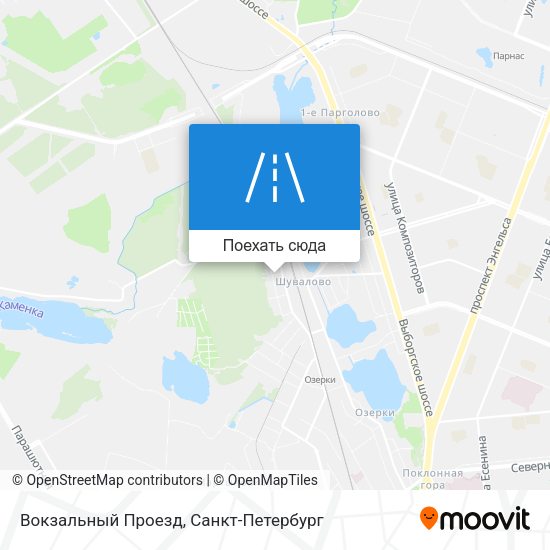 Карта Вокзальный Проезд