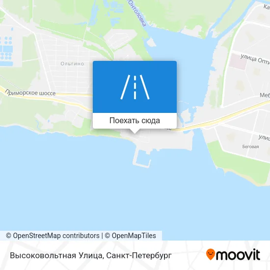 Карта Высоковольтная Улица