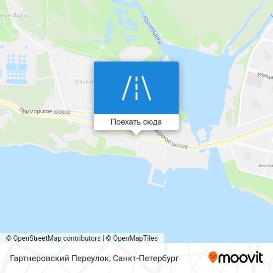 Карта Гартнеровский Переулок