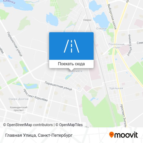 Карта Главная Улица