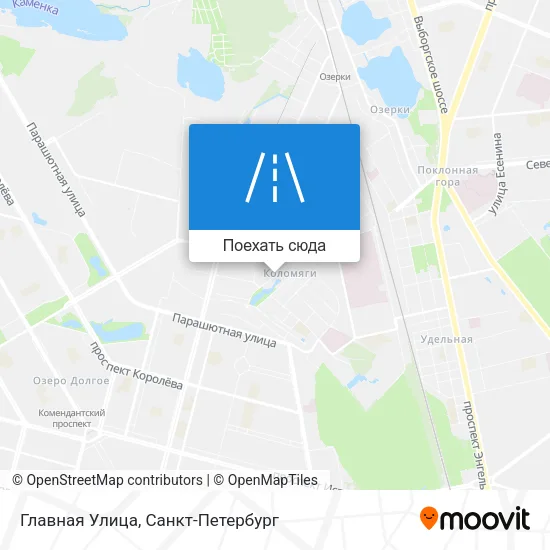 Карта Главная Улица