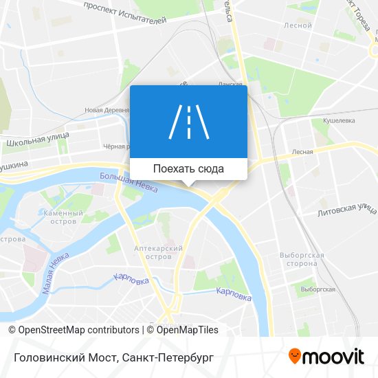 Карта Головинский Мост