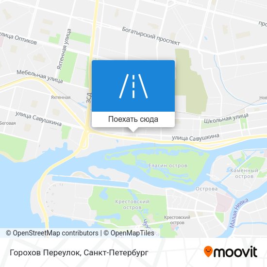 Карта Горохов Переулок