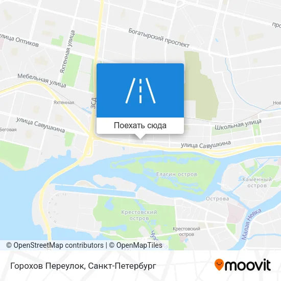 Карта Горохов Переулок