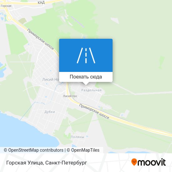 Карта Горская Улица