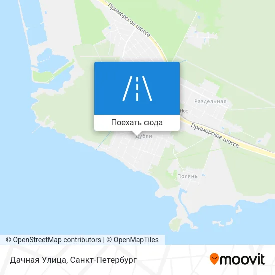 Карта Дачная Улица