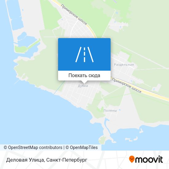Карта Деловая Улица