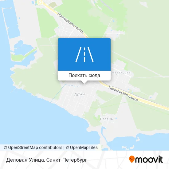 Карта Деловая Улица