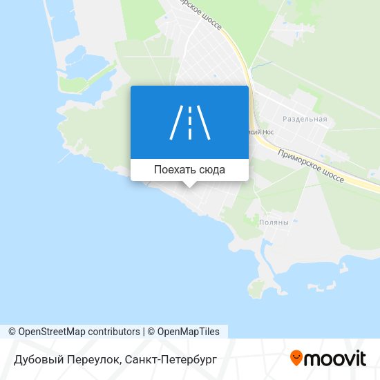 Карта Дубовый Переулок