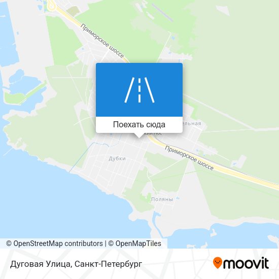 Карта Дуговая Улица