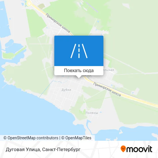 Карта Дуговая Улица