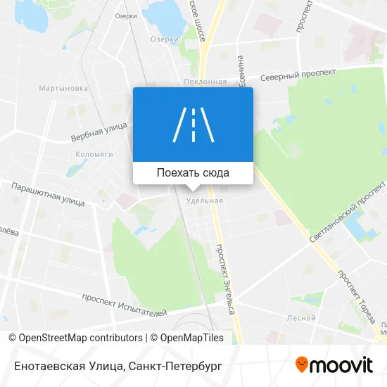 Карта Енотаевская Улица