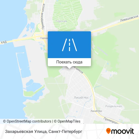 Карта Захарьевская Улица