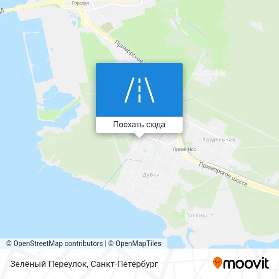 Карта Зелёный Переулок