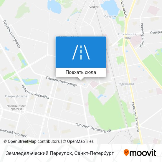 Карта Земледельческий Переулок