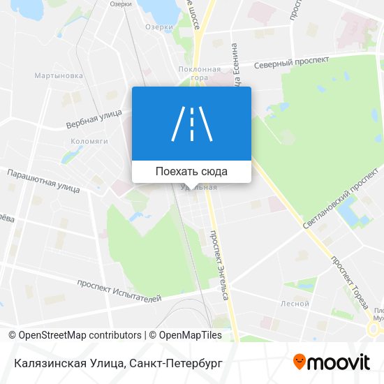 Карта Калязинская Улица