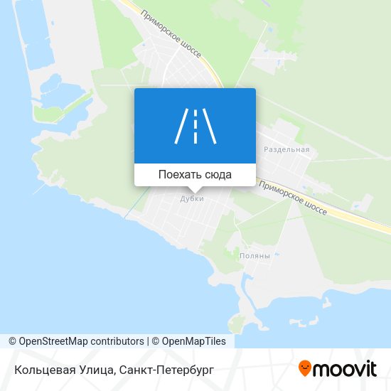 Карта Кольцевая Улица