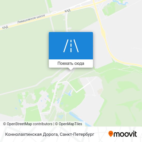 Карта Коннолахтинская Дорога