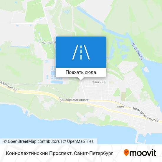 Карта Коннолахтинский Проспект