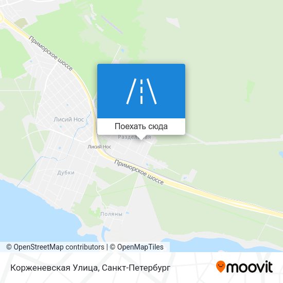 Карта Корженевская Улица