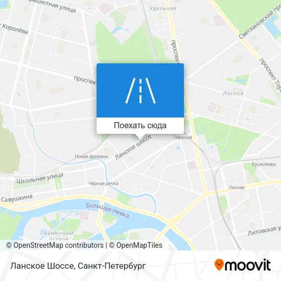 Карта Ланское Шоссе
