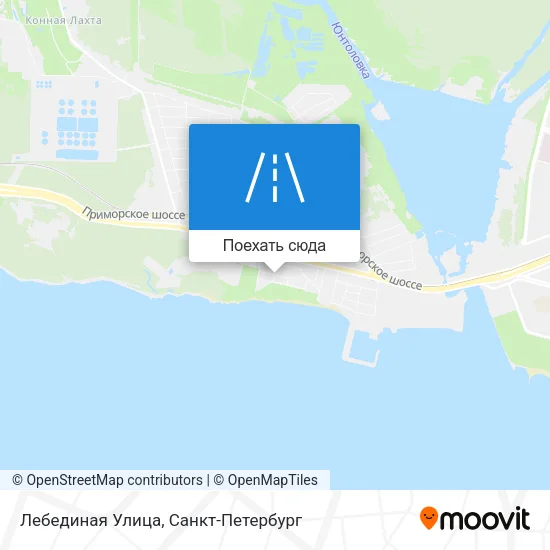 Карта Лебединая Улица