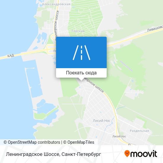 Карта Ленинградское Шоссе