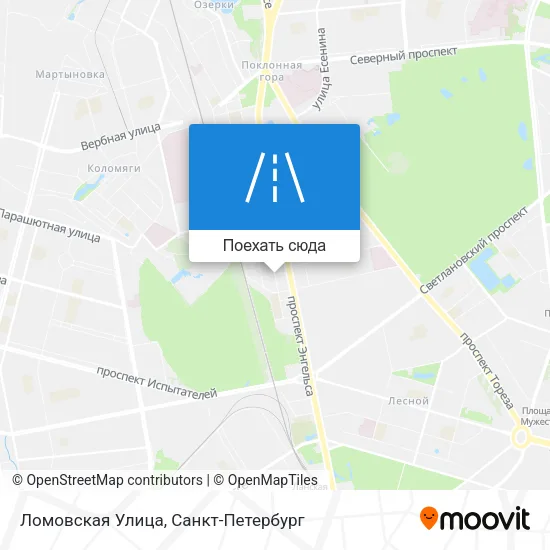 Карта Ломовская Улица