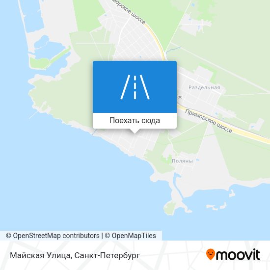Карта Майская Улица
