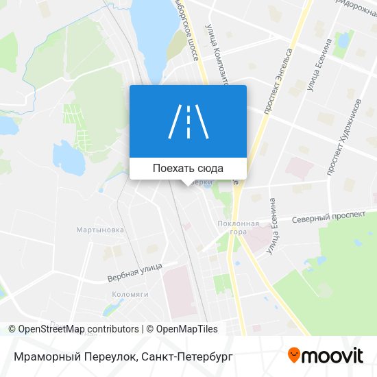 Карта Мраморный Переулок