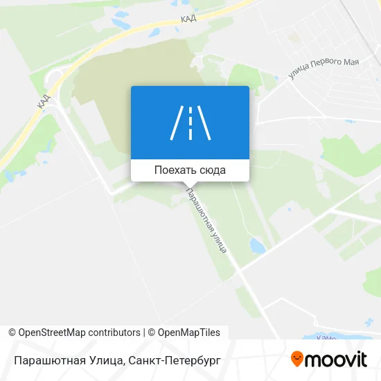 Карта Парашютная Улица