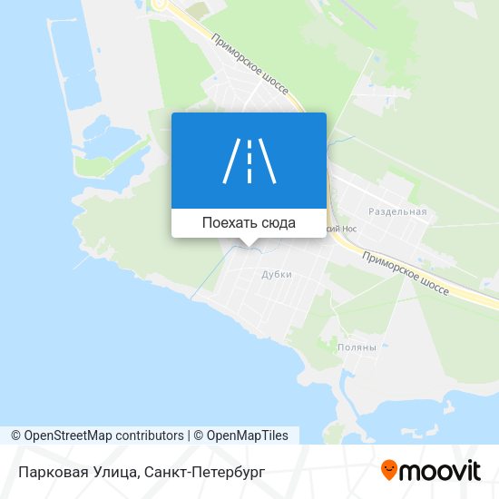Карта Парковая Улица