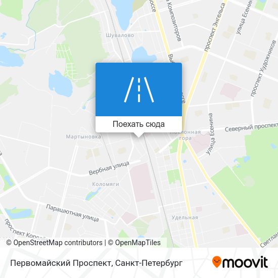 Карта Первомайский Проспект
