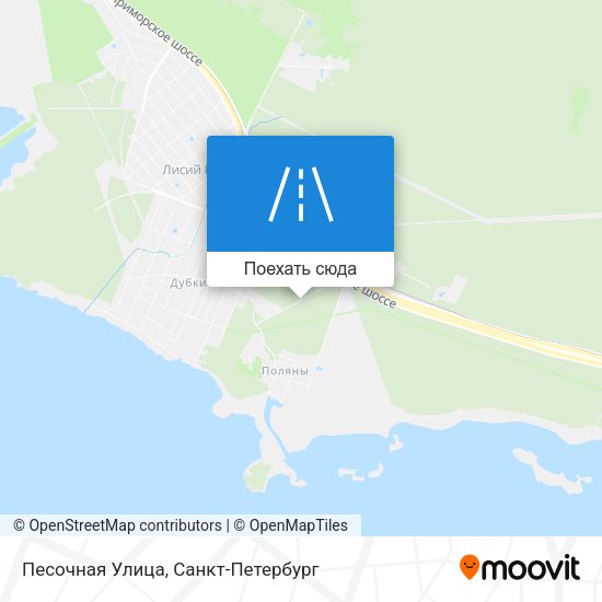 Карта Песочная Улица