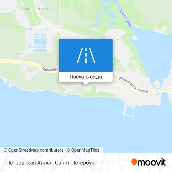 Карта Петровская Аллея