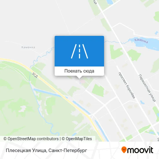 Карта Плесецкая Улица