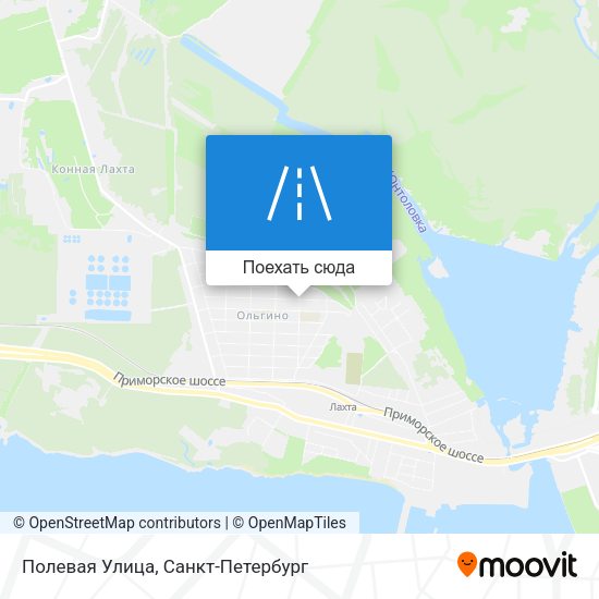 Карта Полевая Улица