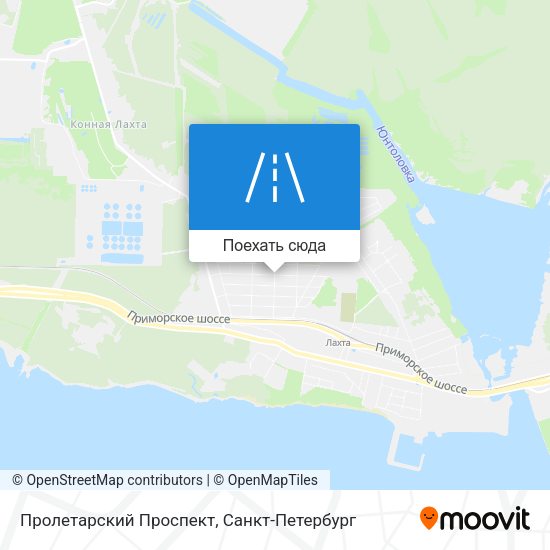 Карта Пролетарский Проспект