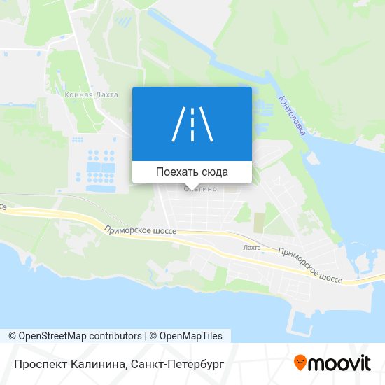Карта Проспект Калинина