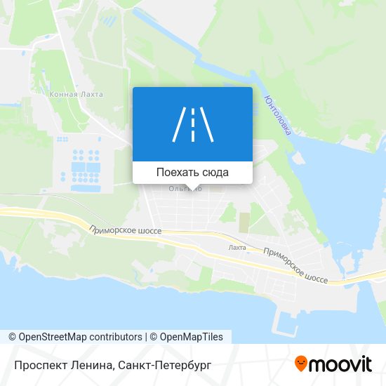 Карта Проспект Ленина