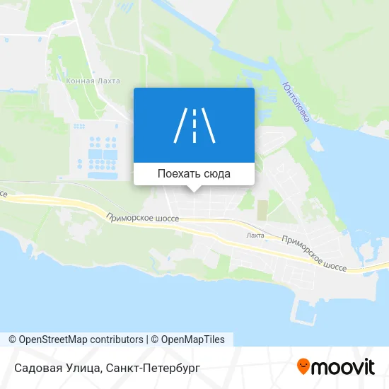Карта Садовая Улица