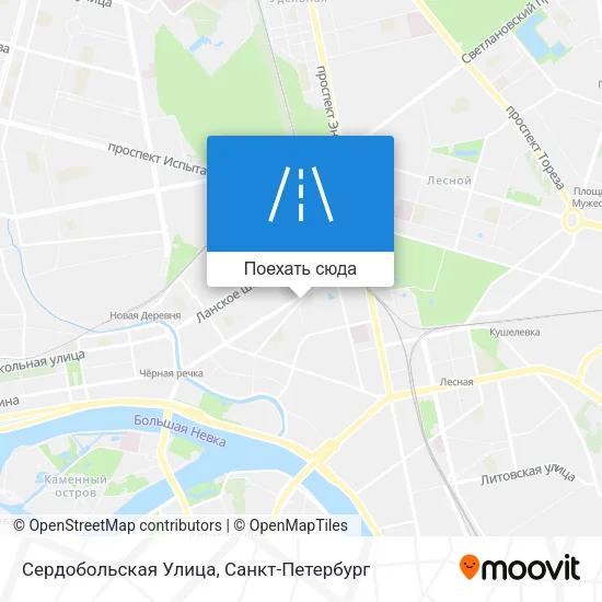 Карта Сердобольская Улица