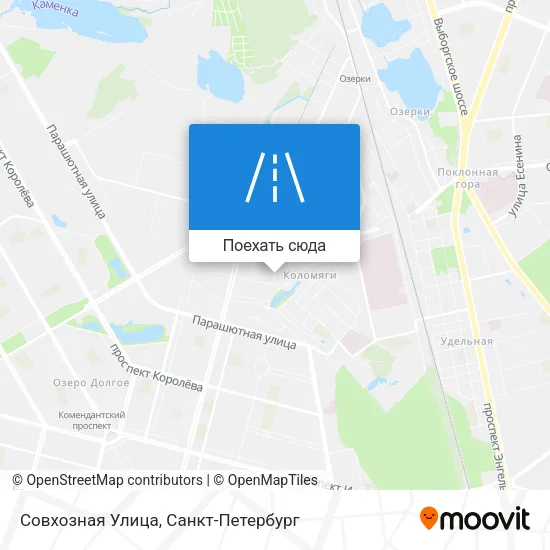 Карта Совхозная Улица
