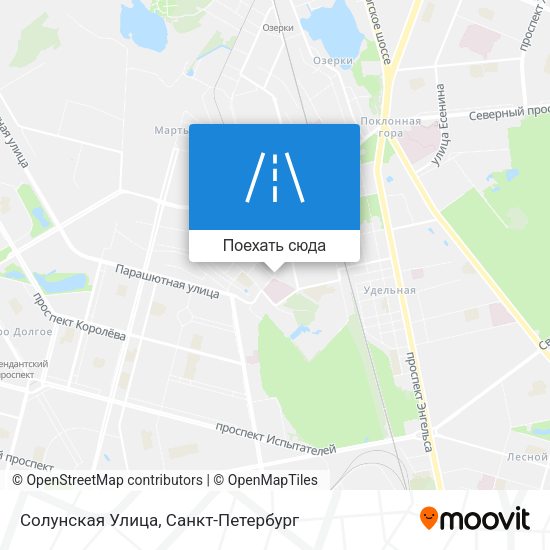 Карта Солунская Улица