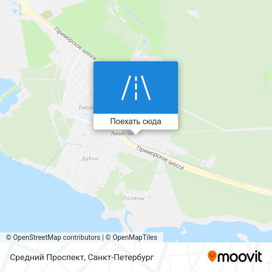 Карта Средний Проспект