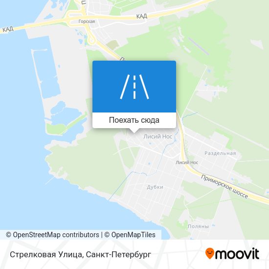 Карта Стрелковая Улица