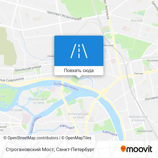 Карта Строгановский Мост